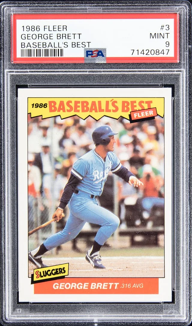 1986 Fleer George Brett Baseball's Best #3 card image