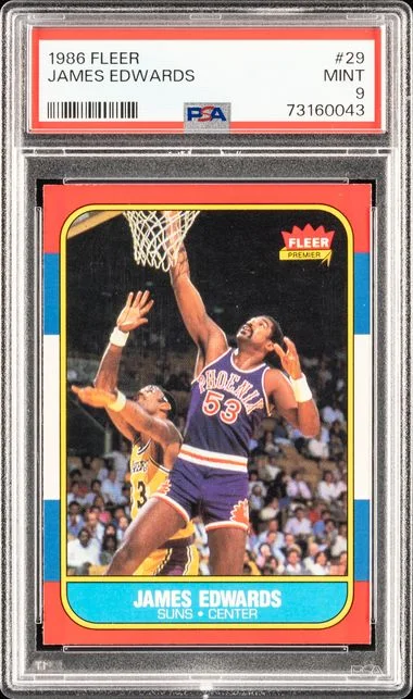 1986 Fleer James Edwards #29 card image