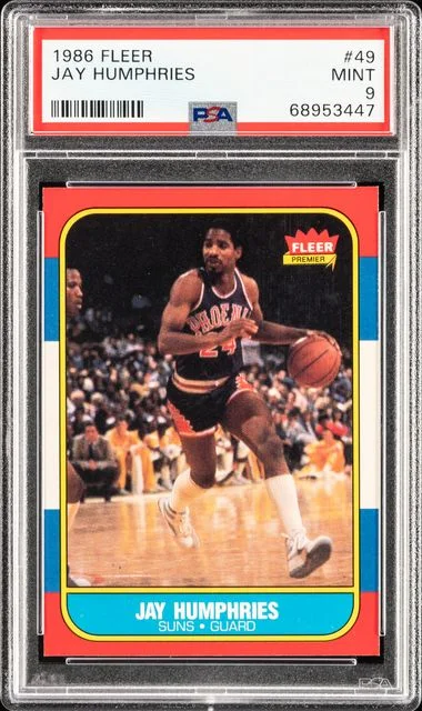 1986 Fleer Jay Humphries #49 card image