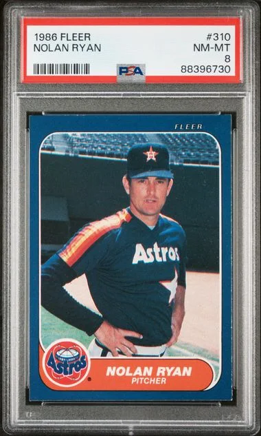 1986 Fleer Nolan Ryan #310 card image