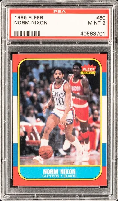 1986 Fleer Norm Nixon #80 card image