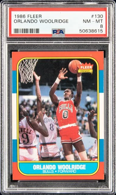 1986 Fleer Orlando Woolridge #130 card image