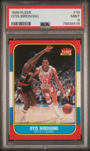 1986 Fleer Otis Birdsong #10 card image
