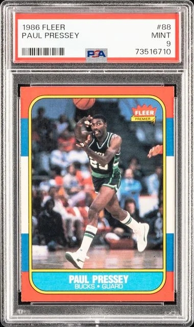 1986 Fleer Paul Pressey #88 card image