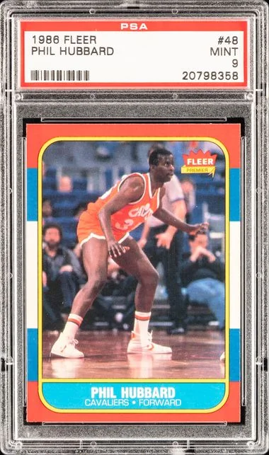 1986 Fleer Phil Hubbard #48 card image