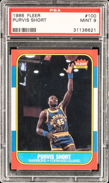 1986 Fleer Purvis Short #100 card image