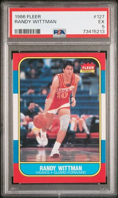 1986 Fleer Randy Wittman #127 card image