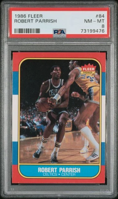 1986 Fleer Robert Parrish #84 card image