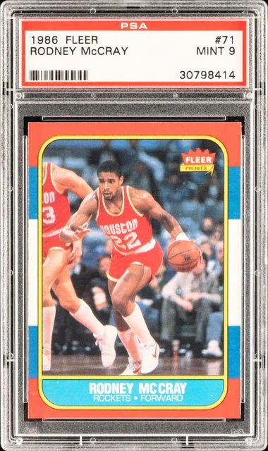 1986 Fleer Rodney Mccray #71 card image