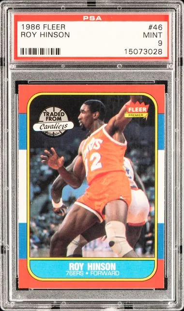 1986 Fleer Roy Hinson #46 card image