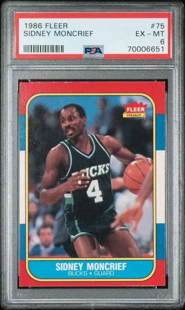 1986 Fleer Sidney Moncrief #75 card image