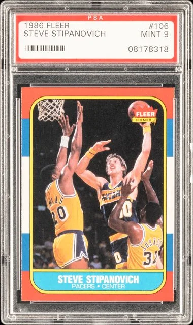 1986 Fleer Steve Stipanovich #106 card image