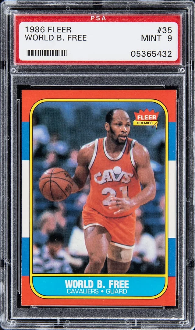 1986 Fleer World B. Free #35 card image