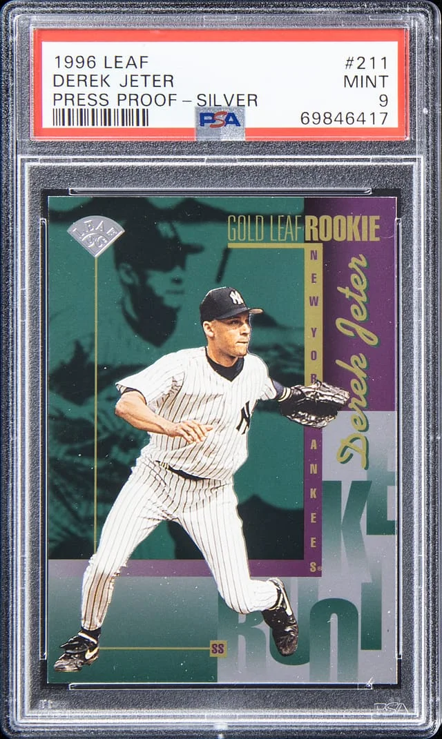 1986 Leaf Derek Jeter Press Proof Silver #211 card image