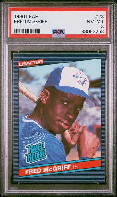 1986 Leaf Fred Mcgriff #28 card image