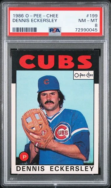 1986 O-Pee-Chee Dennis Eckersley #199 card image