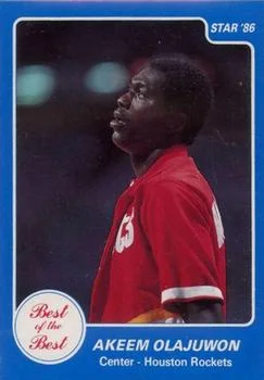 1986 Star Best of the Best Akeem Olajuwon #11 card image