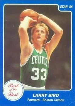 1986 Star Best of the Best Larry Bird #3 card image