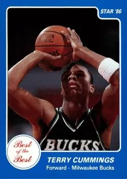 1986 Star Best of the Best Terry Cummings #5 card image