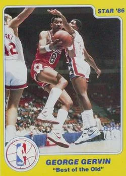 1986 Star Best of the New/Old George Gervin #NNO card image