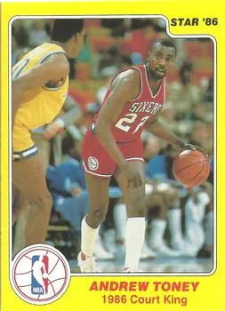 1986 Star Court Kings Andrew Toney #29 card image