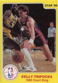 1986 Star Court Kings Kelly Tripucka #30 card image