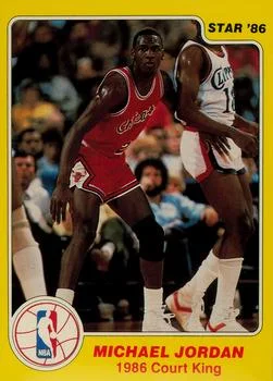 1986 Star Court Kings Michael Jordan #18 card image