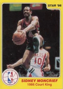 1986 Star Court Kings Sidney Moncrief #23 card image