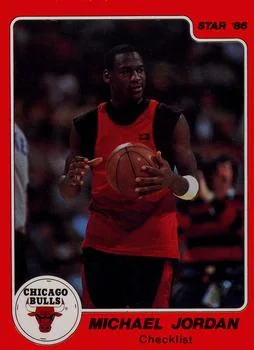1986 Star Michael Jordan Michael Jordan #1 card image