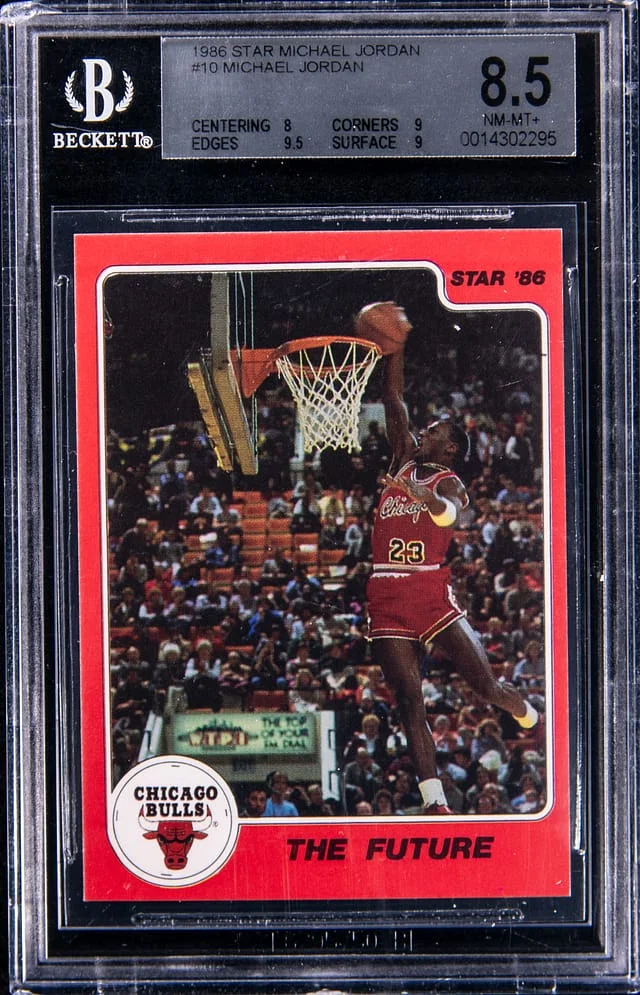 1986 Star Michael Jordan Michael Jordan #10 card image