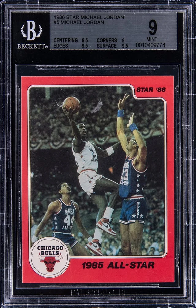 1986 Star Michael Jordan Michael Jordan, 1985 #5 card image