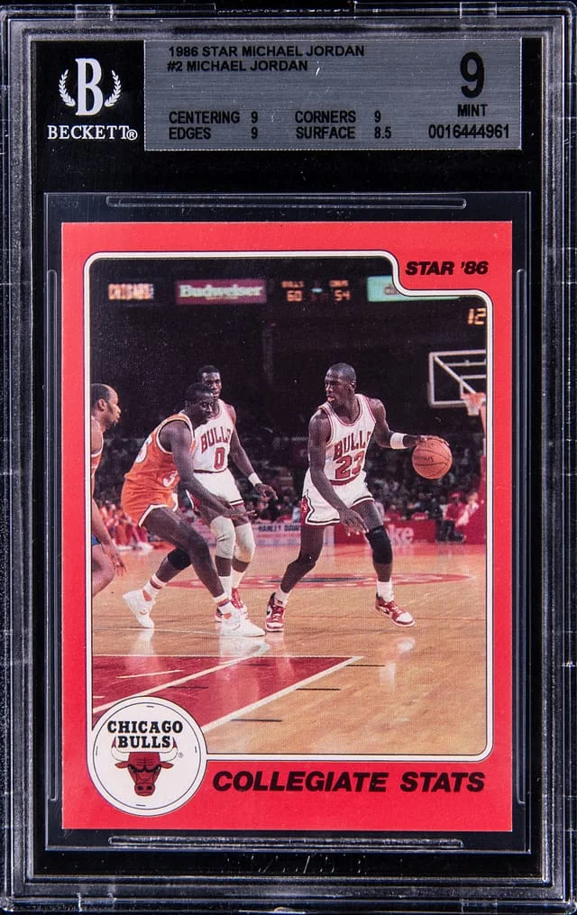 1986 Star Michael Jordan Michael Jordan #2 card image