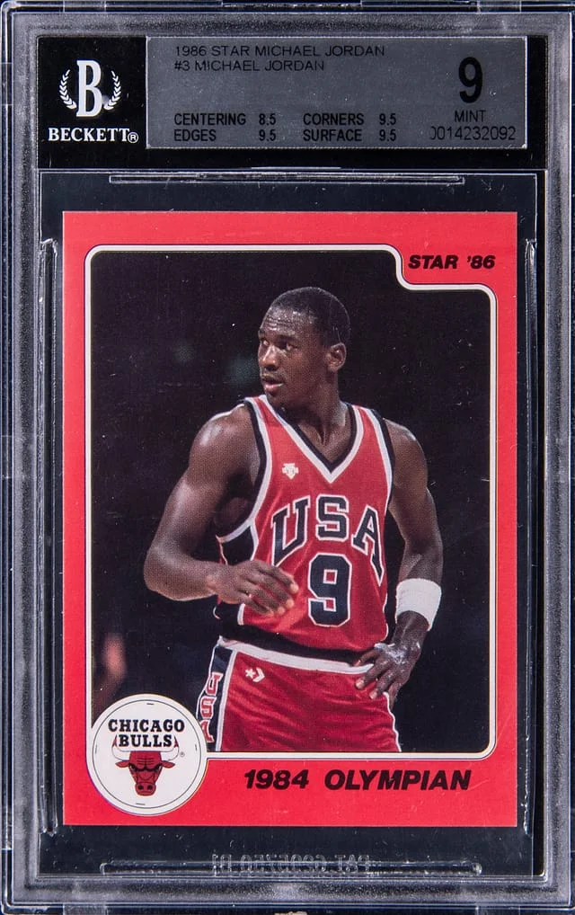 1986 Star Michael Jordan Michael Jordan #3 card image