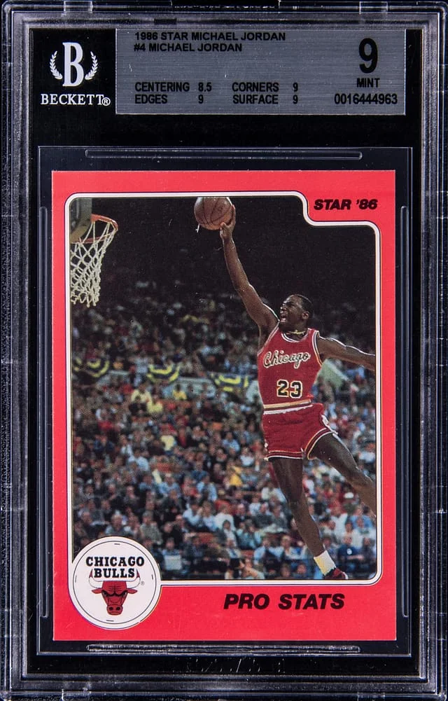 1986 Star Michael Jordan Michael Jordan #4 card image