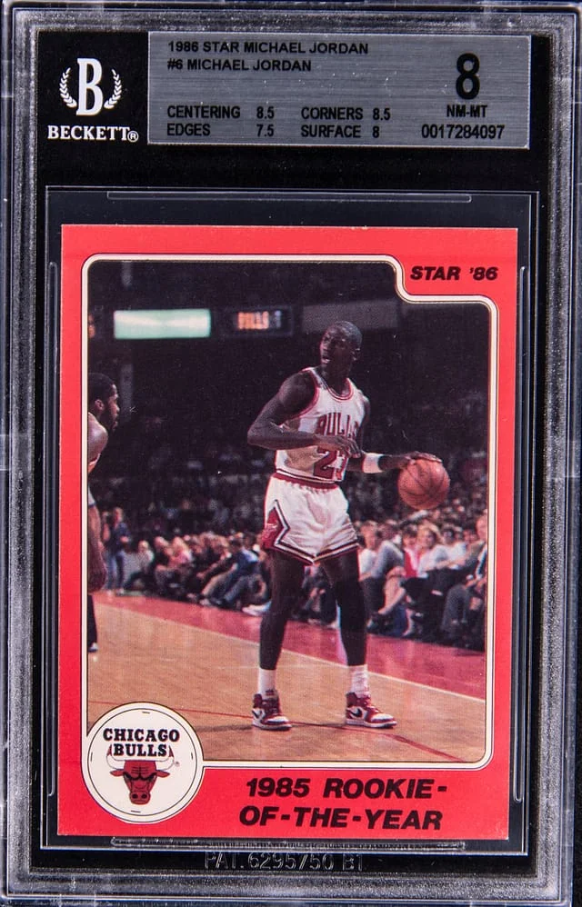 1986 Star Michael Jordan Michael Jordan #6 card image