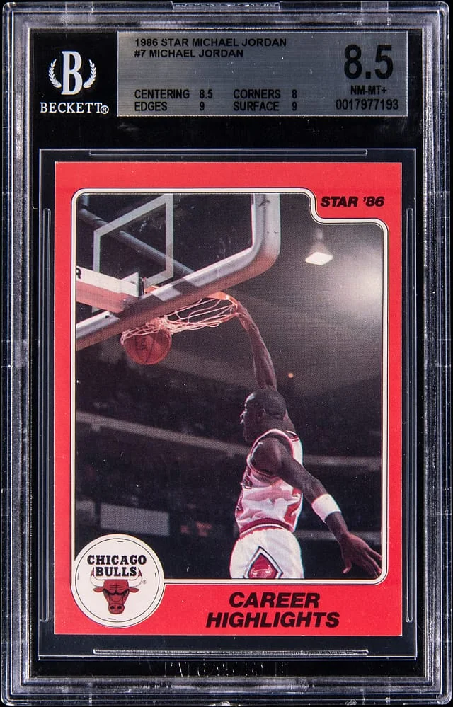 1986 Star Michael Jordan Michael Jordan #7 card image