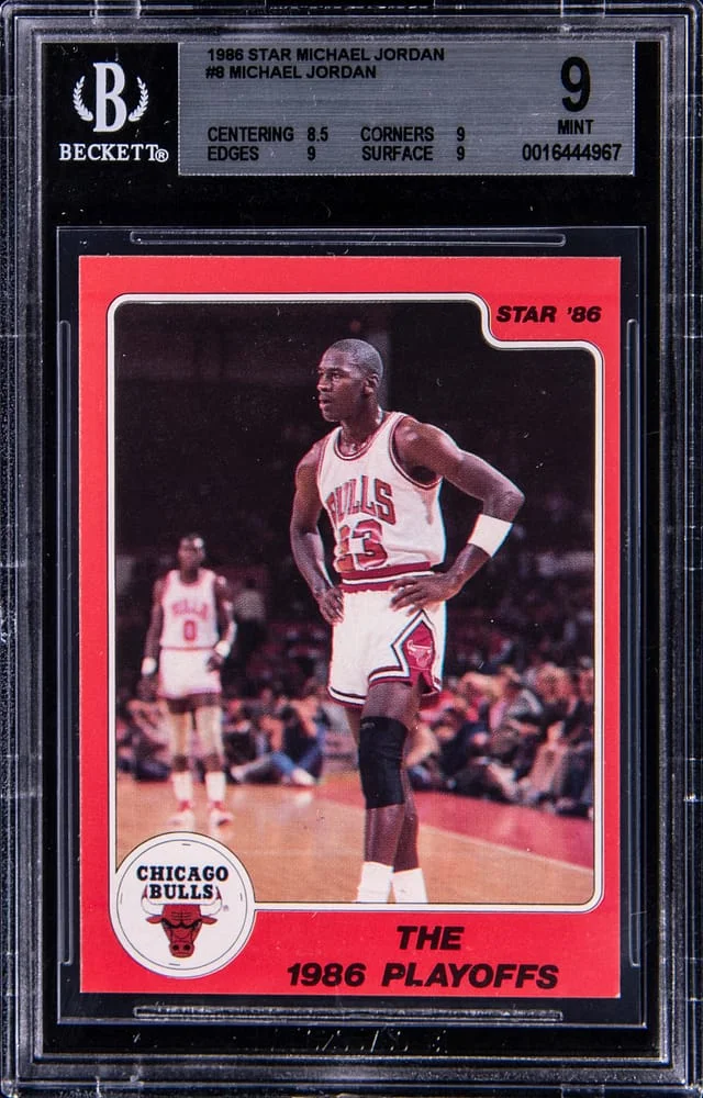 1986 Star Michael Jordan Michael Jordan #8 card image
