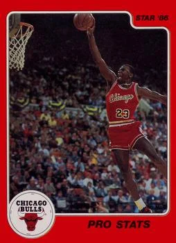 1986 Star Michael Jordan Michael Jordan Pro Stats #4 card image