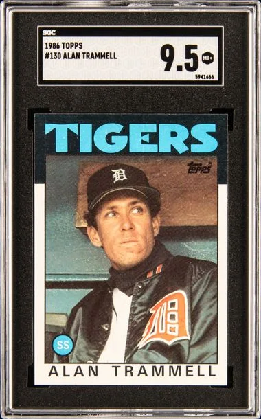 1986 Topps Alan Trammell #130 card image