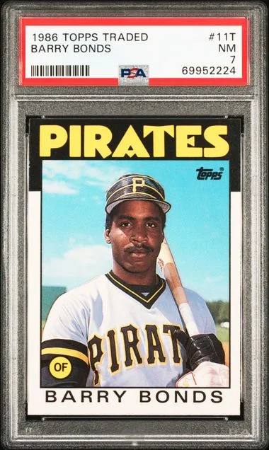 1986 Topps Barry Bonds #11T card image