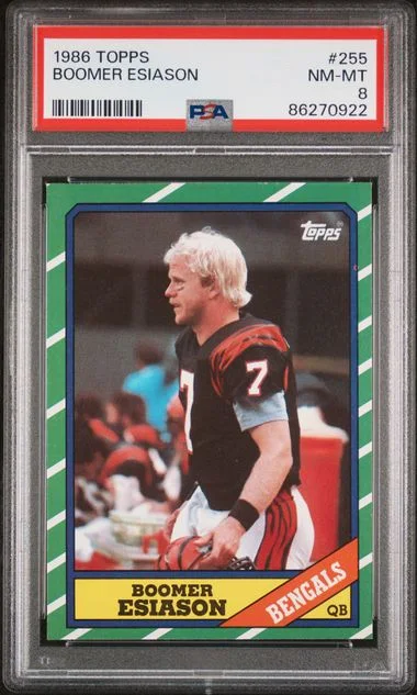 1986 Topps Boomer Esiason #255 card image