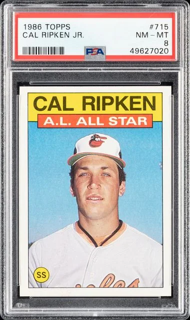 1986 Topps Cal Ripken Jr. #715 card image