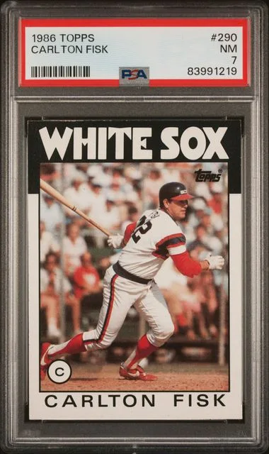 1986 Topps Carlton Fisk #290 card image