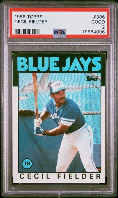 1986 Topps Cecil Fielder #386 card image