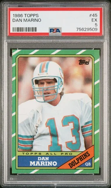 1986 Topps Dan Marino #45 card image