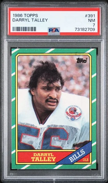1986 Topps Darryl Talley #391 card image