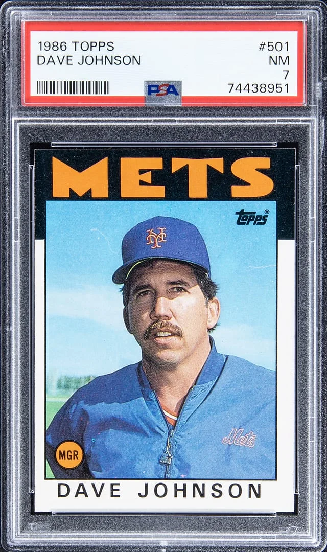 1986 Topps Dave Johnson #501 card image