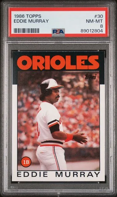 1986 Topps Eddie Murray #30 card image