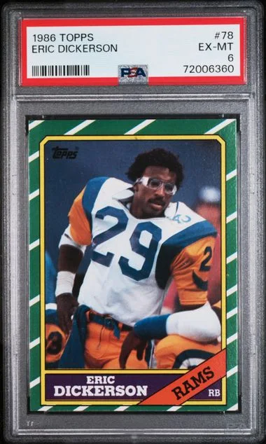 1986 Topps Eric Dickerson #78 card image