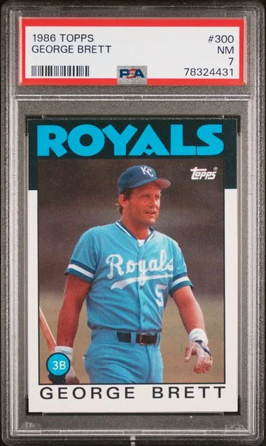 1986 Topps George Brett #300 card image